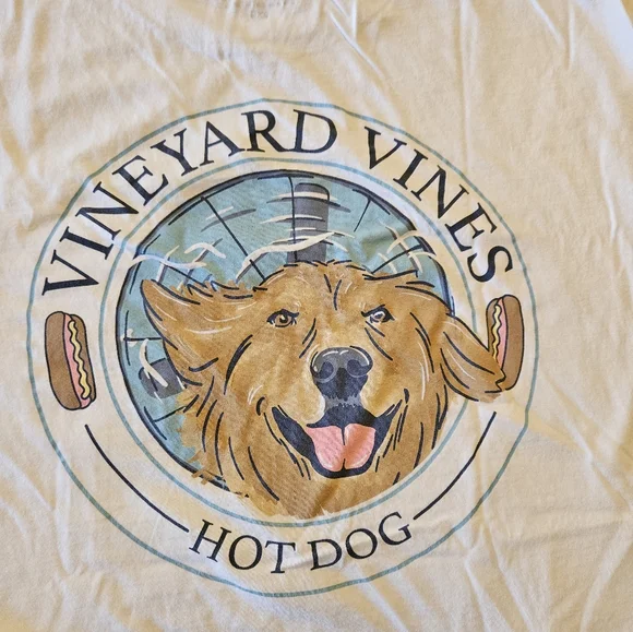 Vineyard Vines White Dog T-Shirt - Picture 2 of 6